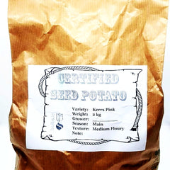 Potatoes - Kerrs Pink Maincrop - 2Kg Nets Potatoes - Kerrs Pink Maincrop - 2Kg Nets