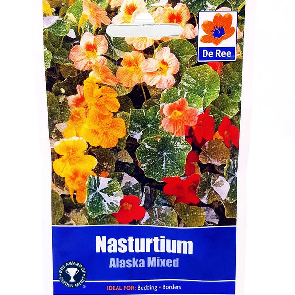 Nasturtium Alaska Mixed Nasturtium Alaska Mixed