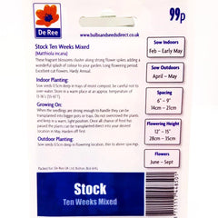 Stock Ten Weeks Mixed Stock Ten Weeks Mixed