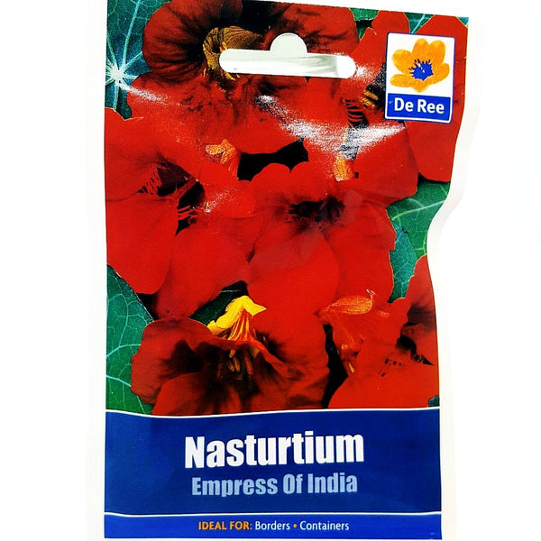 Nasturtium Empress of India Nasturtium Empress of India