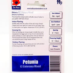 Petunia F2 Colorama Mixed Petunia F2 Colorama Mixed
