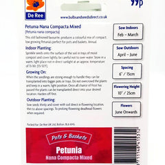 Petunia Nana Compacta Mixed Petunia Nana Compacta Mixed
