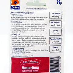 Nasturtium Whirlybird Mixed Nasturtium Whirlybird Mixed