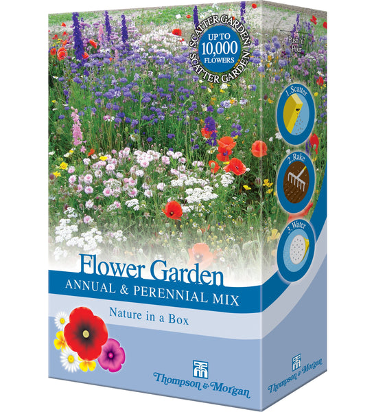 Flower Garden Annuals & Perennials Mix Flower Garden Annuals & Perennials Mix