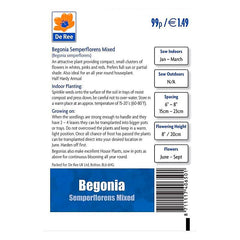 Begonia Semperflorens Mixed Begonia Semperflorens Mixed