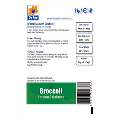 De Ree Broccoli Autumn Calabrese De Ree Broccoli Autumn Calabrese