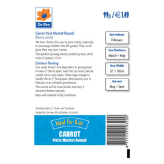 De Ree Carrot Paris Market Round De Ree Carrot Paris Market Round