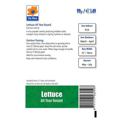 Lettuce All Year Round Lettuce All Year Round