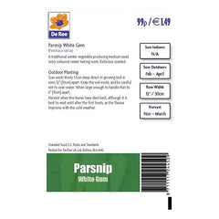 Parsnip White Gem Parsnip White Gem