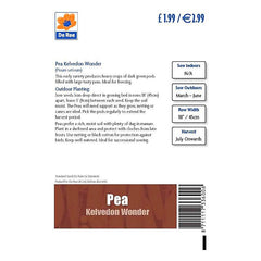 Pea Kelvedon Wonder Pea Kelvedon Wonder