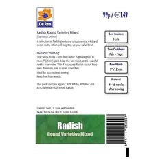 Radish Round Variety Mixed Radish Round Variety Mixed