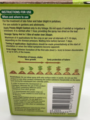 Potato blight control Potato blight control
