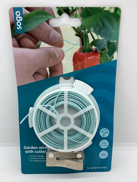 Garden wire with cutter Garden wire with cutter