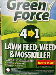 Green force lawn feed,weed & mosskiller