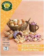 Onion sets Mixed Varieties 75 bulb