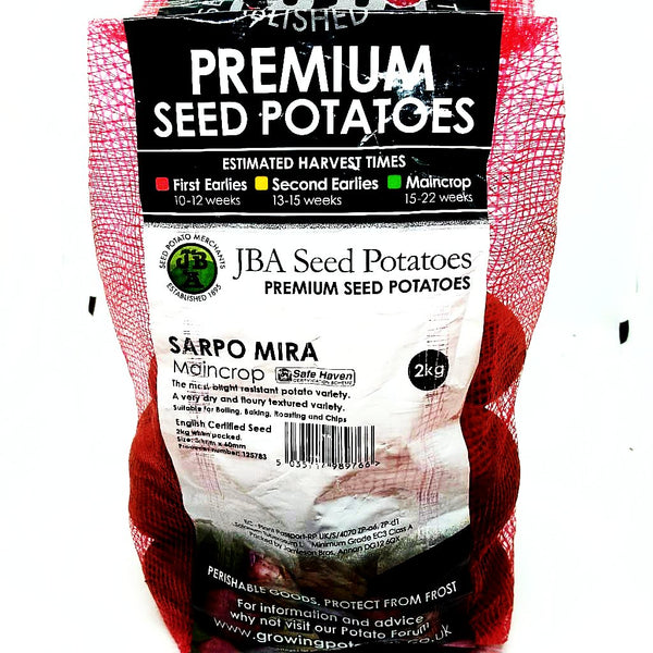 Potatoes - Sarpo Mira Maincrop -  2Kg Nets