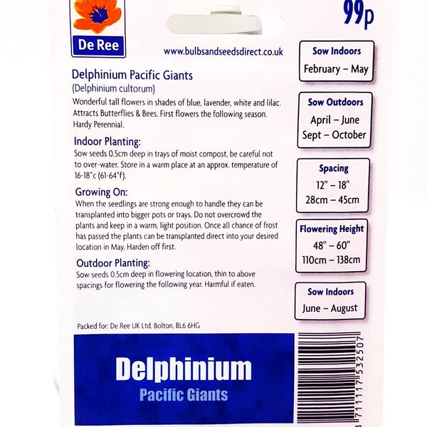 Delphinium Pacific Giants