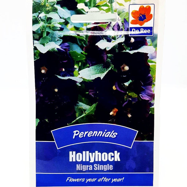 Hollyhock Nigra Single
