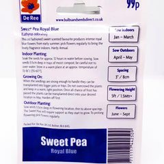 Sweet Pea Royal Blue