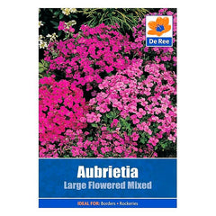 Aubrietia Large Flower Mixed
