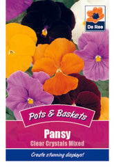 Pansy Clear Crystals Mixed