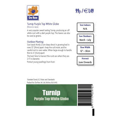 Turnip Purple Top White Globe