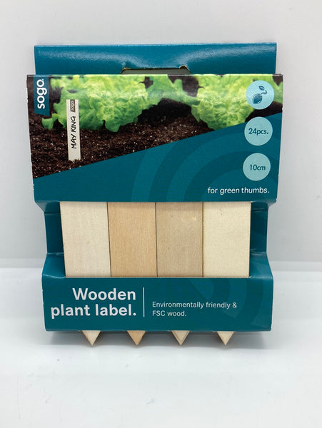Wooden plant label