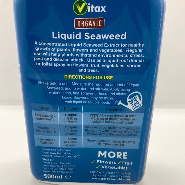 Organic liquid seaweed