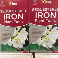 Sequestered iron plant tonic