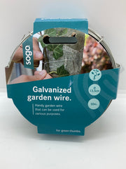Galvanised garden wire