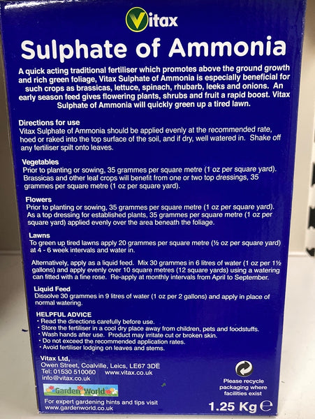 Sulphate of ammonia