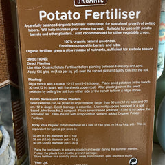 Potato fertiliser organic