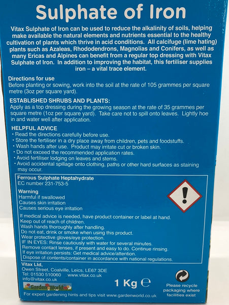 Sulphate of iron