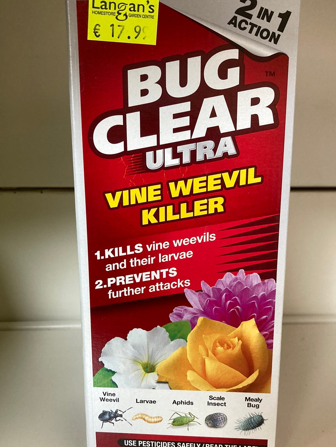 Bug Clear Ultra Vine Weevil Killer 480 ML, Pest Control, Sprays & Feeds, Garden